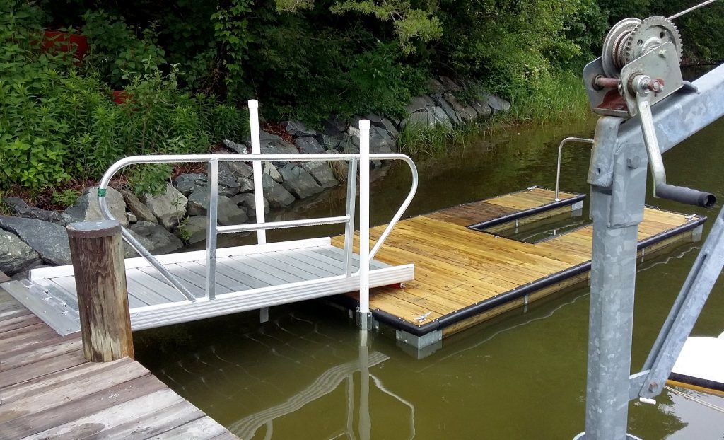 12 Foot Gangway | Custom Floating Dock Builder Annapolis MD