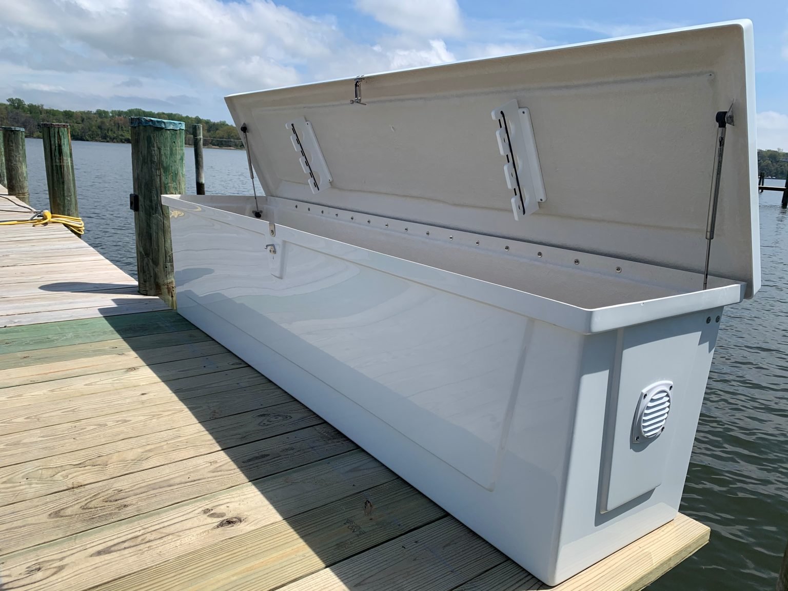 dock box 1 Custom Floating Dock Builder Annapolis MD