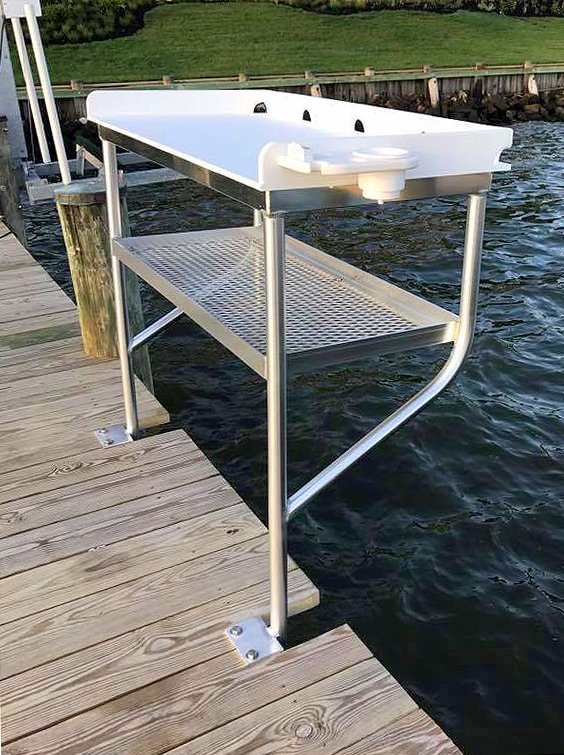 Fish Cleaning Station Fillet Table Dock Pier Outdoor 52 W x 24D