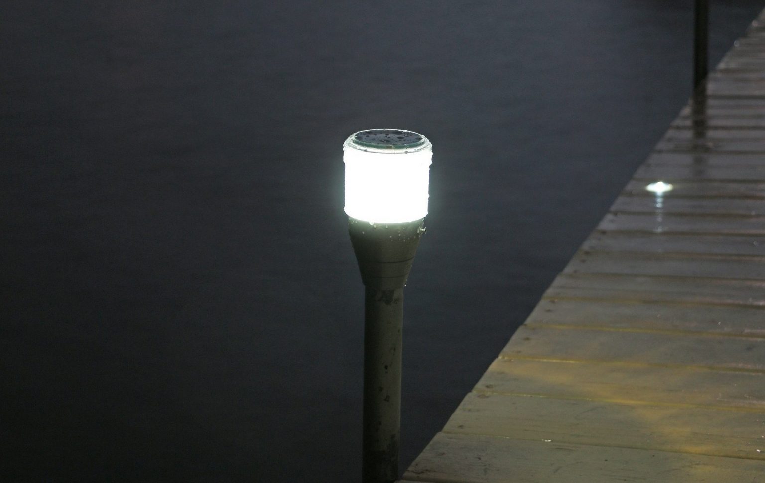 Solar Dock Post Lights | Custom Floating Dock Builder Annapolis MD