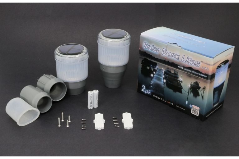 Solar Dock Post Lights | Custom Floating Dock Builder Annapolis MD