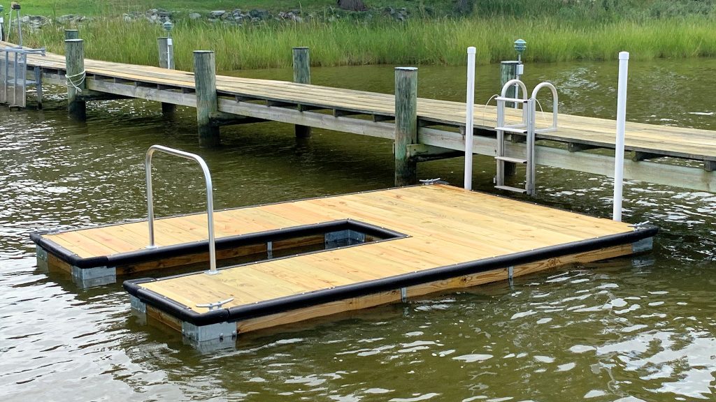 10 x 14 Slot Dock | Custom Floating Dock Builder Annapolis MD