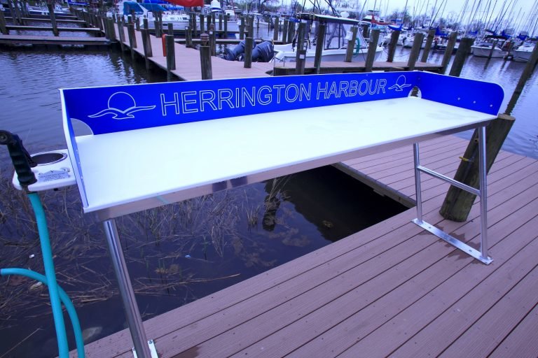 Custom CDO Fish Cleaning Station Custom Floating Dock Builder